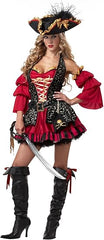 Caribbean Pirates Captain Cosplay Halloween Costume