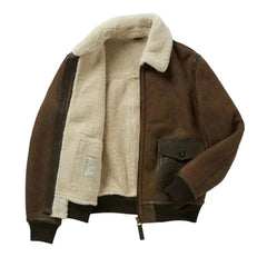 B3 RAF Aviator Flying Pilot Men’s Brown Jacket