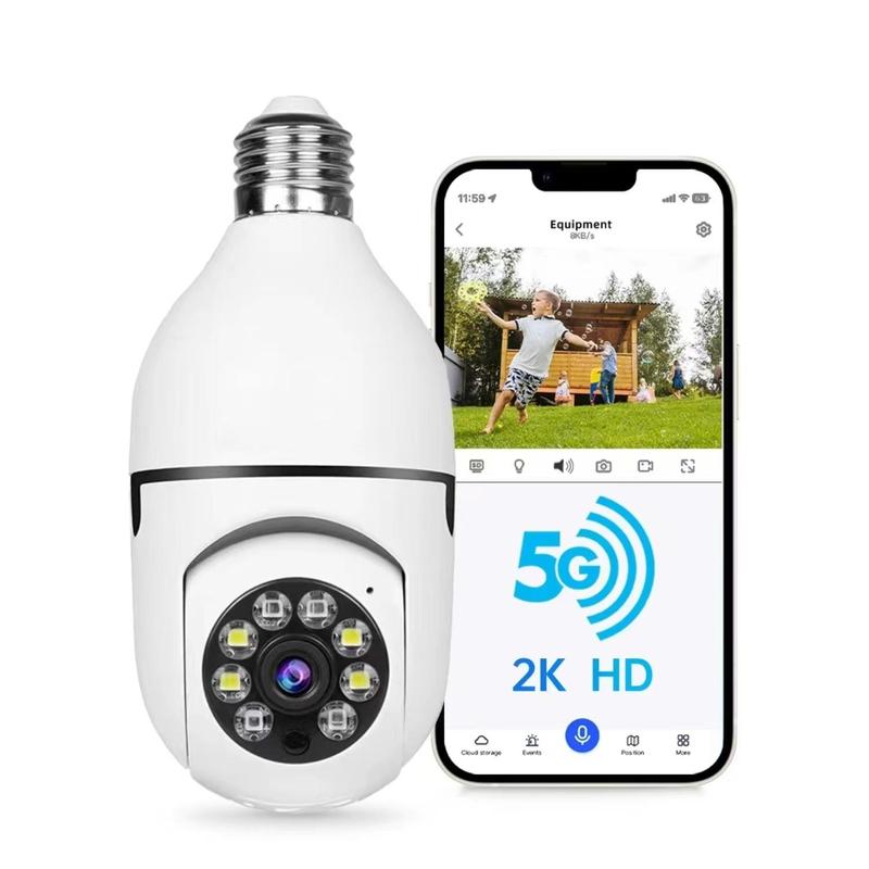 Smart AI Light Bulb Camera