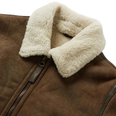 B3 RAF Aviator Flying Pilot Men’s Brown Jacket